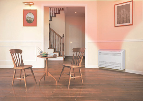 Напольные внутренние блоки Mitsubishi Heavy Industries SRF-ZS(X)-W идеальны для обогрева